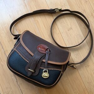 Vintage Dooney & Bourke Teton Leather Crossbody Bag